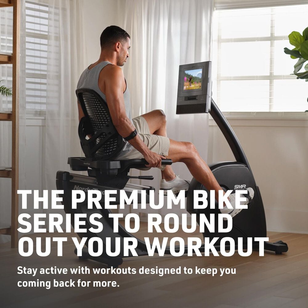 NordicTrack 10 Recumbent Bike for a Comfortable Indoor Cycling Experience, , large