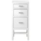 James Martin Vanities Addison 15" Base Cabinet in Glossy White with 3 cm Arctic Fall Solid Surface Top, , large