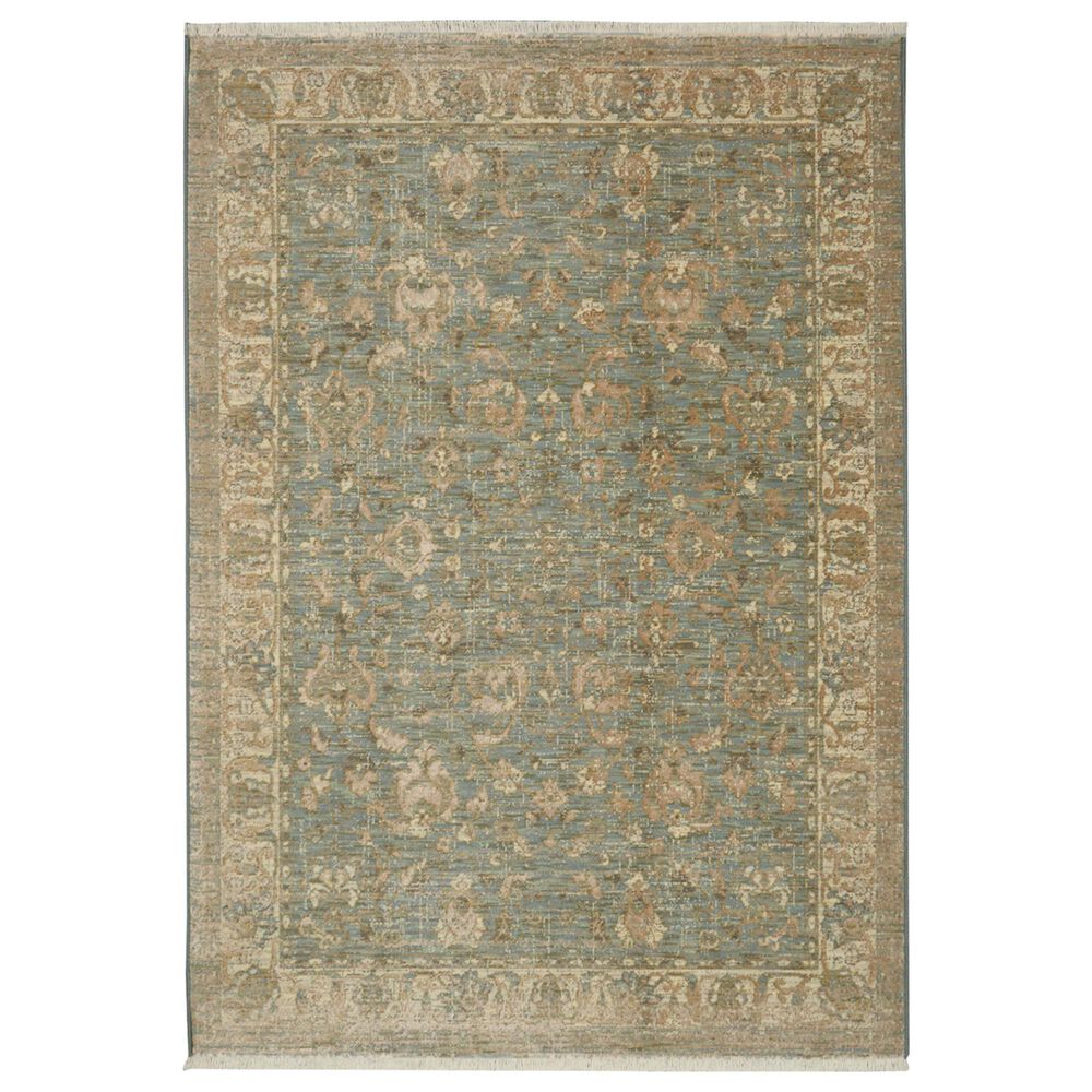 Karastan Titanium Excelsior 39400-16011 9'4" x 12'9" Seaglass Area Rug, , large