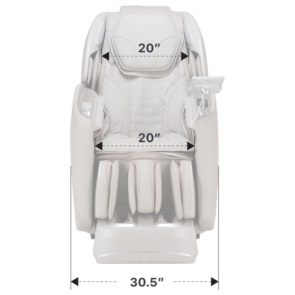 Osaki Platinum 4D and 3D Manhattan Duo Zero Gravity Massage Chair in Taupe, , large