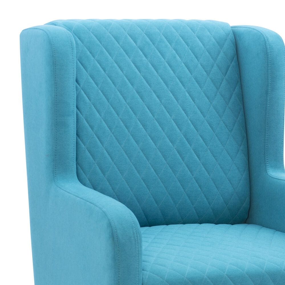 Linon Home Decor Jerika Accent Chair in Teal, , large