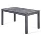 Hearth and Haven Outdoor Rectangular Dining Table in Dark Grey - Table Only, , large