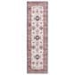 Central Oriental Rugease Velveteen Raquel Red and Beige 2"3" x 6" Runner, , large