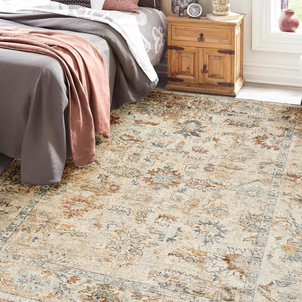 Dalyn Rug Company Bergama BE4 3&#39; x 5&#39; Ivory Area Rug, , large