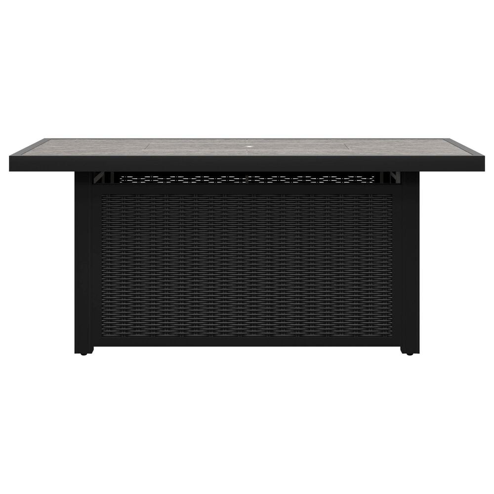 Ashley Beachcroft 5-Piece Fire Pit Conversation Set in Light Gray, , large