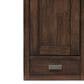 James Martin Addison 12" Petite Tower Hutch - Left in Mid Century Acacia, , large