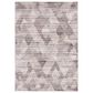 Central Oriental Rugease Velveteen Nella 7"6" x 9"6" Gray and Ivory Area Rug, , large