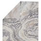 Jaipur Ferris Gatlin White Pepper and Cloud Dancer 3" x 10" Runner, , large