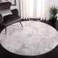 Safavieh Orchard Geometric 6"7" Round Grey and Light Grey Area Rug, , large