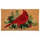 Evergreen Winter Cardinal 1"4" x 2"4" Multicolor Door Mat, , large