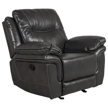 Crystal City Isabella Manual Rocker Recliner in Gray, , large
