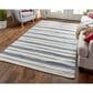 Feizy Duprine 4" x 6" Navy Area Rug, , large