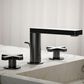 Kohler Composed Widespread Bathroom Sink Faucet with Cross handles in Matte Black, , large