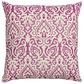 Rizzy Home 22" x 22" Damask Down Pillow in Pink and White, , large