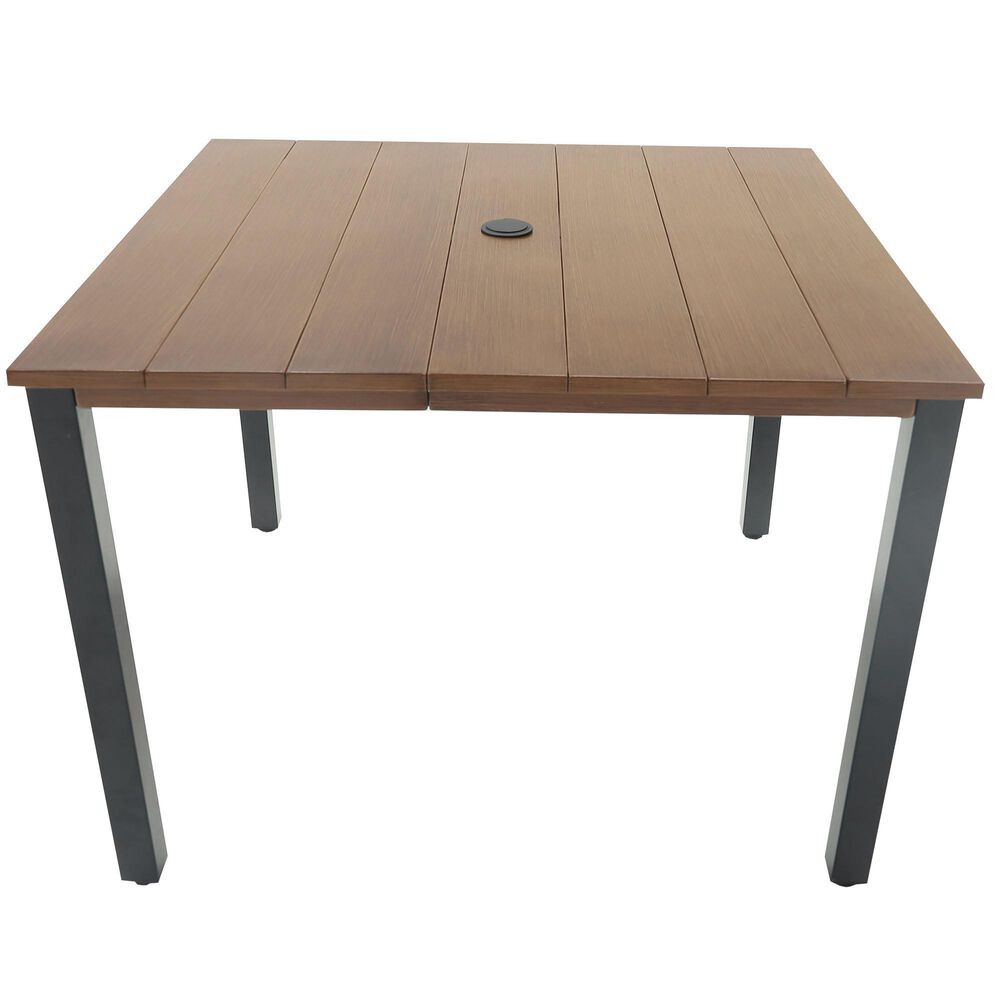 Redline Creation Inc. Square Dining Table in Brown, , large