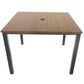 Redline Creation Inc. Square Dining Table in Brown, , large