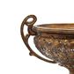 Maple and Jade 19" Traditional Vintage Decorative Bowl in Gold, , large