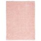 Nourison Lush Shag 5"3" x 7"3" Blush Area Rug, , large