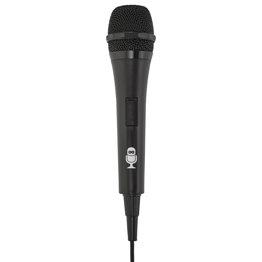 Singing Machine Wired Microphone in Black, , large