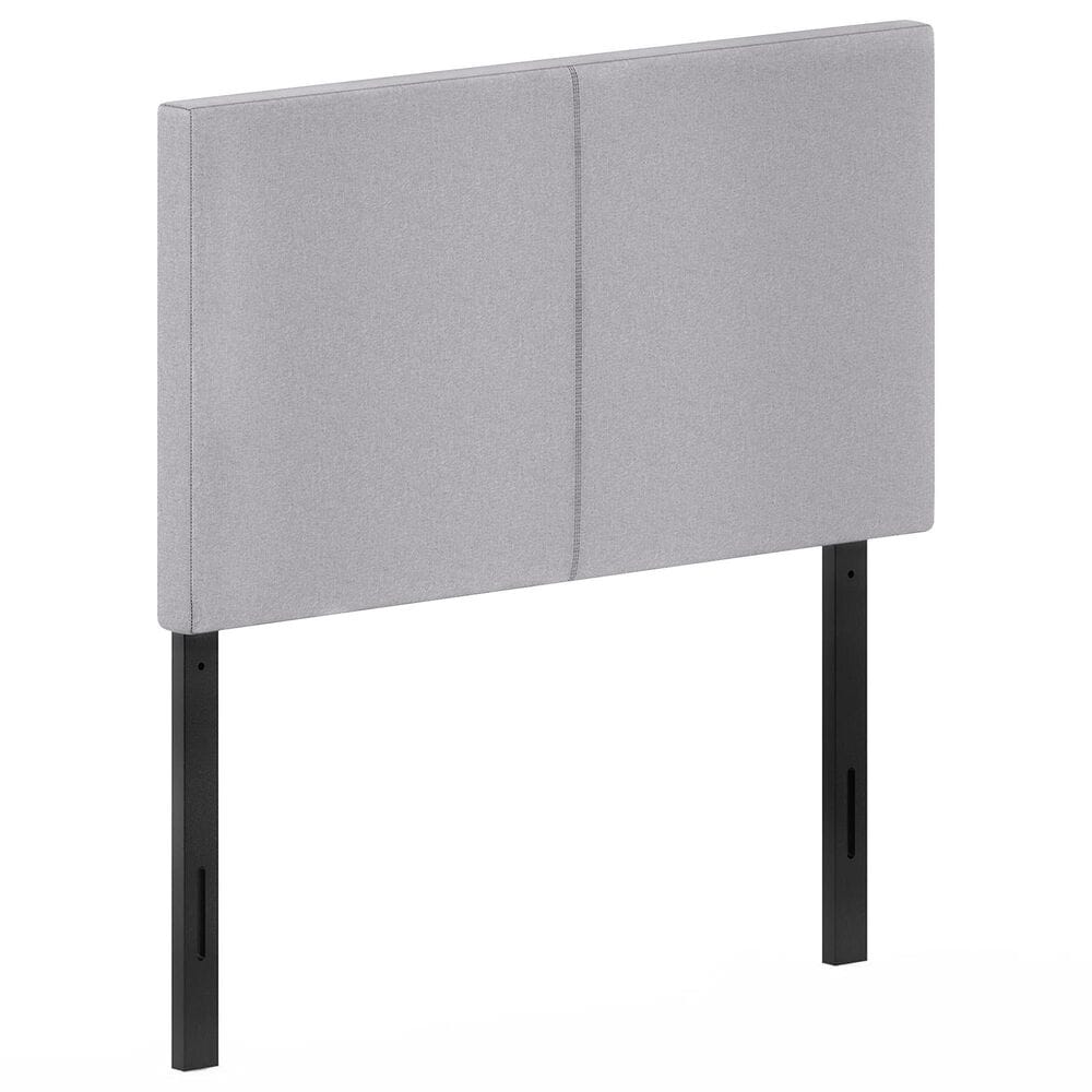 HOMLUX Roanne Twin Upholstered Headboard in Glacier, , large