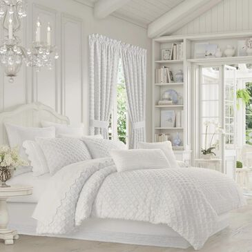 J. Queen New York Lillian 3-Piece King/California King Comforter Set in White, , large