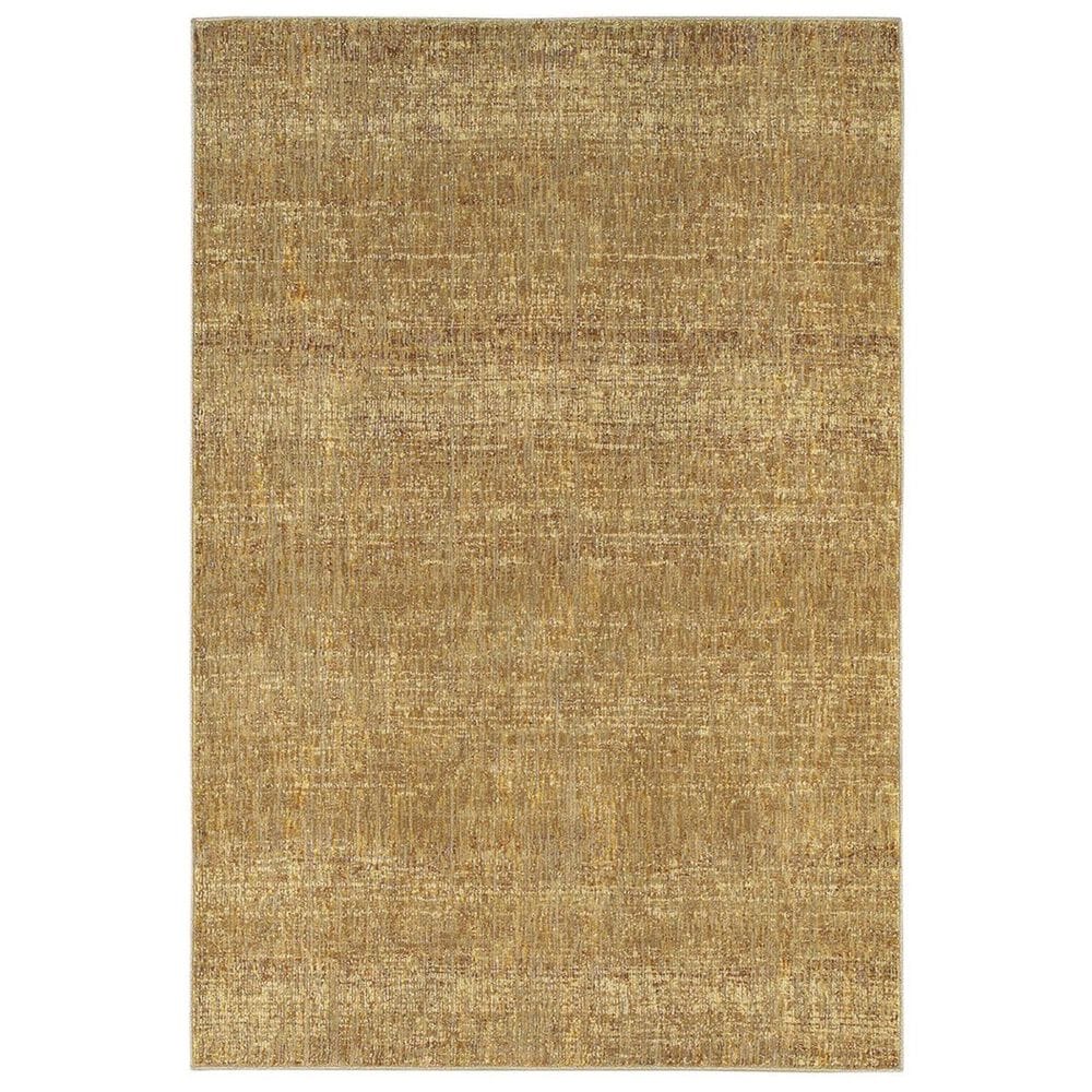 Oriental Weavers Atlas 8033R 6"6" x 9"5" Gold Area Rug, , large