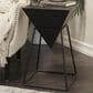 Maple and Jade Triangle End Table in Black, , large