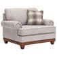 Ashley Stoughton Chair with Ottoman in Sandstone, , large