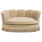 Jennifer Taylor Home Clara 34.5" Scalloped Pet Sofa Bed in Fawn Brown, , large