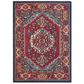 Safavieh Monaco MNC207C-3 3" x 5" Red/Turquoise Area Rug, , large