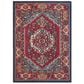 Safavieh Monaco MNC207C-3 3" x 5" Red/Turquoise Area Rug, , large