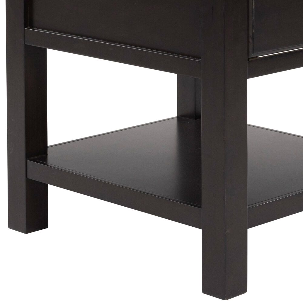 Ashley Drazmine End Table in Brown and Dark Chocolate, , large