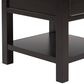 Ashley Drazmine End Table in Brown and Dark Chocolate, , large