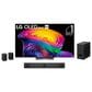 LG 77" Class C6 Series 4K OLED evo AI - Smart TV with 5.1.3 Channel Soundbar System in Black, , large