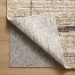 Loloi Bleecker Natural and Charcoal 4" x 6" Area Rug, , large
