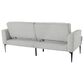 Lifestyle Solutions Paulie Convertible Sofa with Gray Cushion in Black, , large