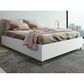 Midtown Concepts Queen Platform Bed in White-Tuscan, , large