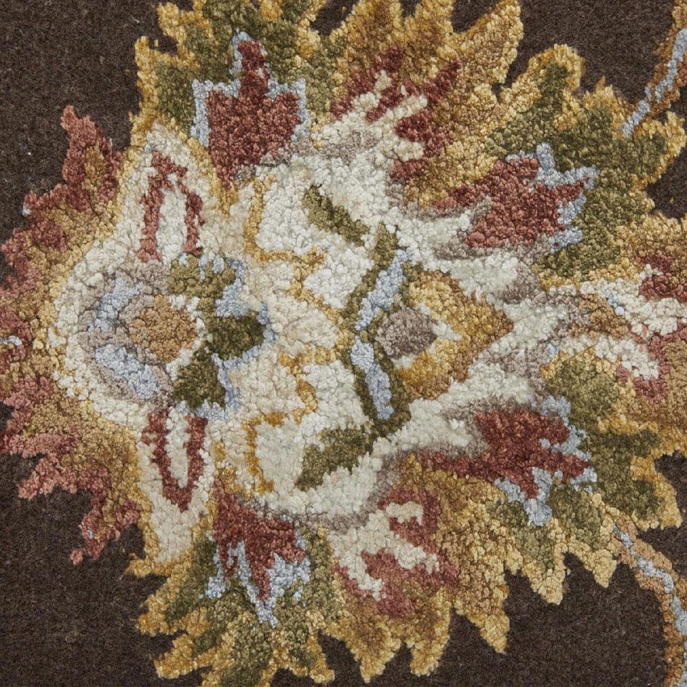 Feizy Prescott 5&#39; x 8&#39; Brown Area Rug, , large