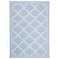 Safavieh Bermuda BMU810M 5"3" x 7"6" Light Blue and Ivory Indoor/Outdoor Area Performance Rug, , large