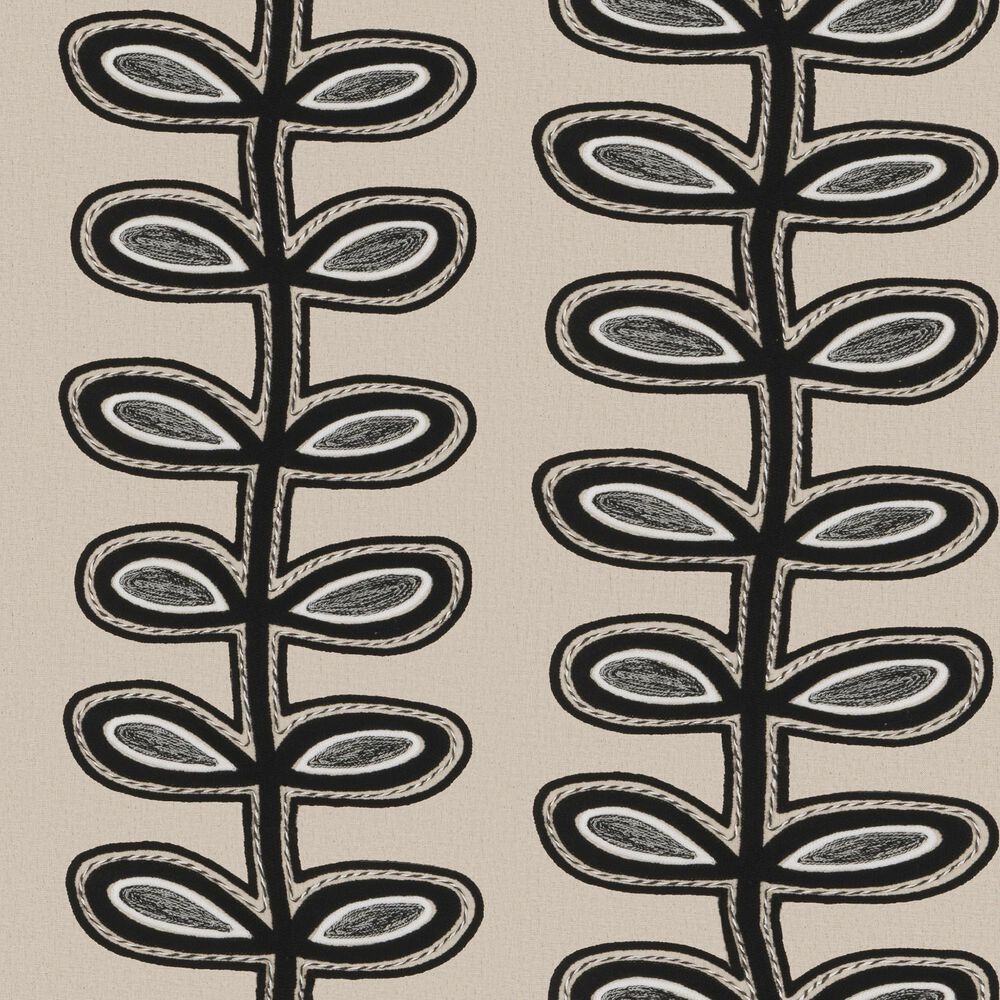 Ann Gish Fellini 50" x 96" Throw in Natural and Charcoal, , large