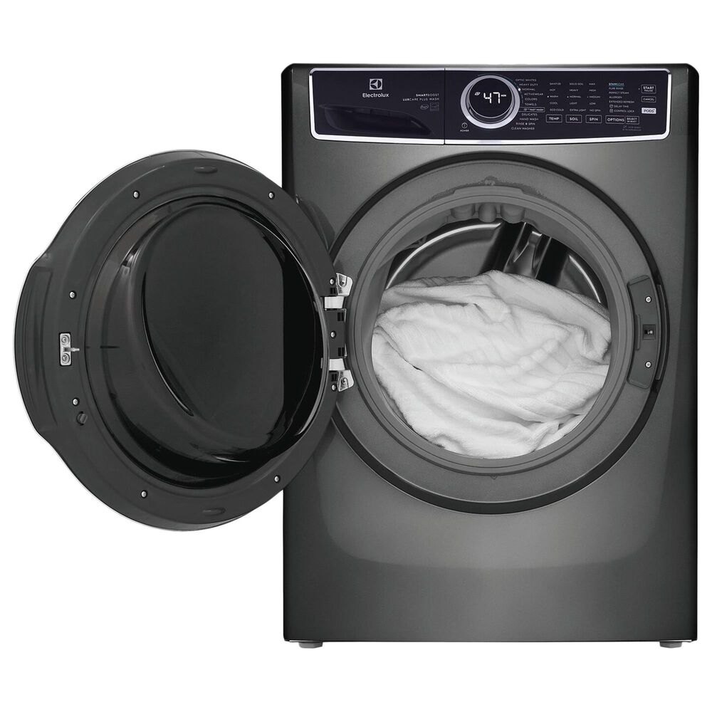 Electrolux 4.5 Cu. Ft. Front Load Washer and 8.0 Cu. Ft. Gas Dryer Laundry Pair in Titanium, , large