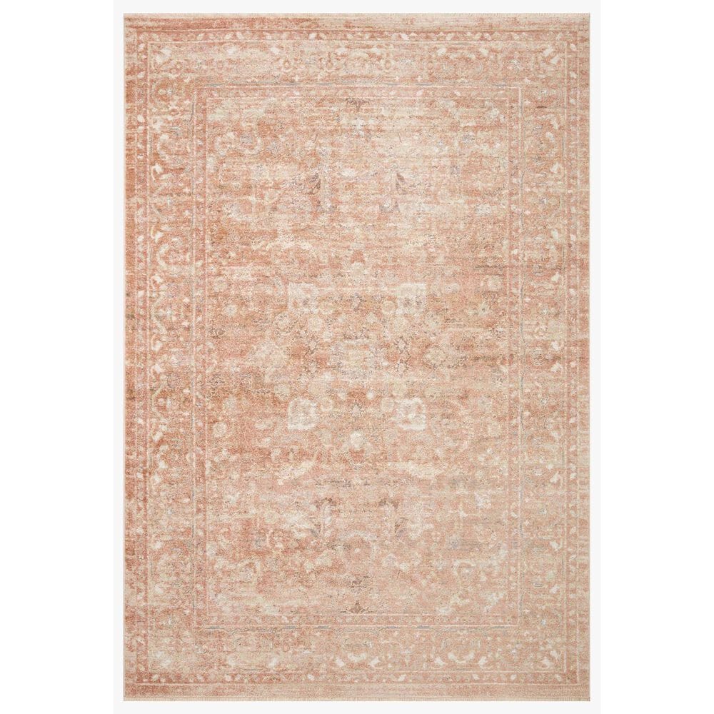 Loloi Sonnet 2"6" x 4" Terracotta and Natural Area Rug, , large