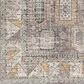 Surya Carlisle CSI2318 5"3" Round Dark Brown, Medium Gray, Off-White, Olive and Dark Blue Area Rug, , large