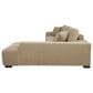 Pacific Landing Octavia 2-Piece Stationary Right Facing Sectional in Camel, , large
