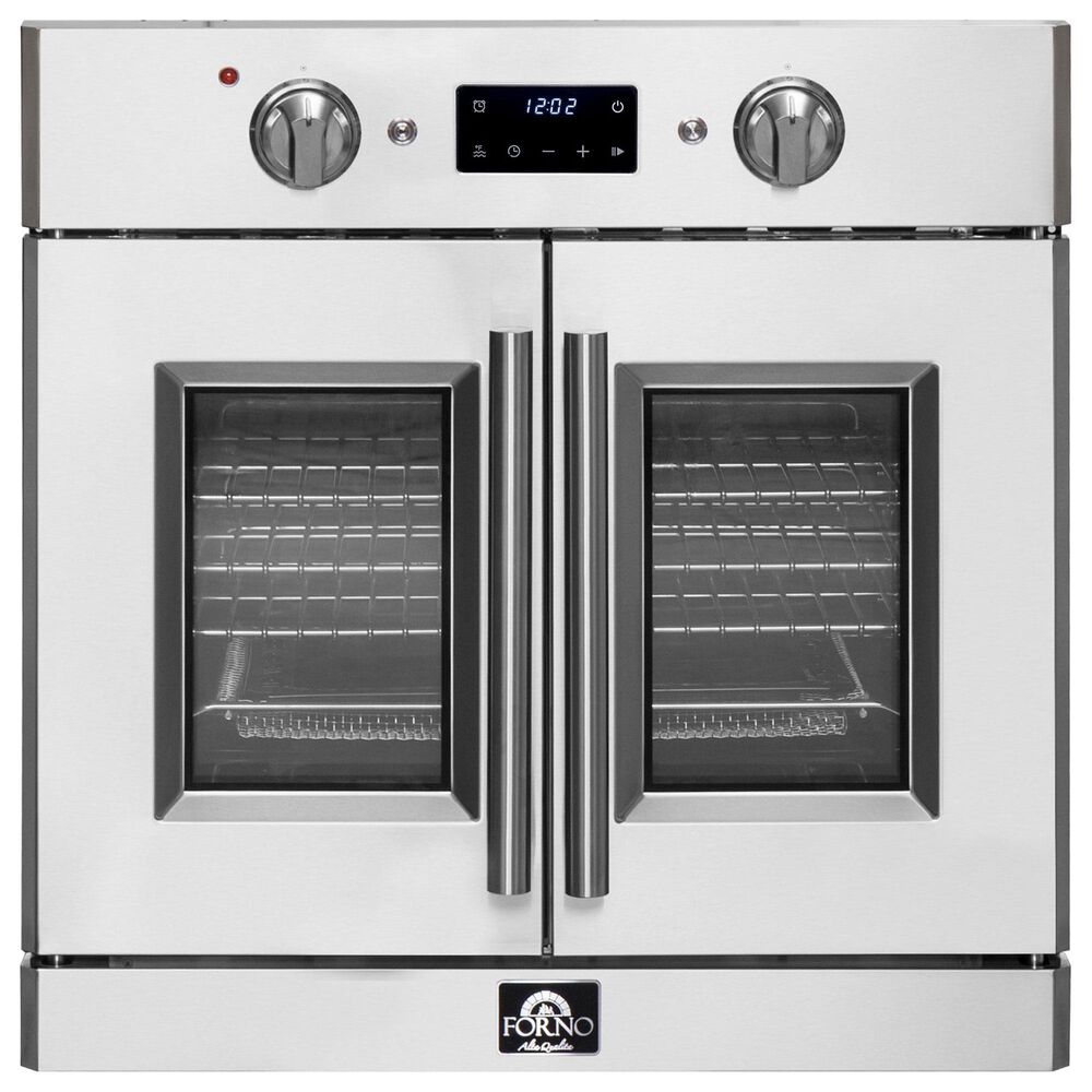 Forno Gallico 30" Single Electric Wall Oven with French Door in Stainless Steel, , large