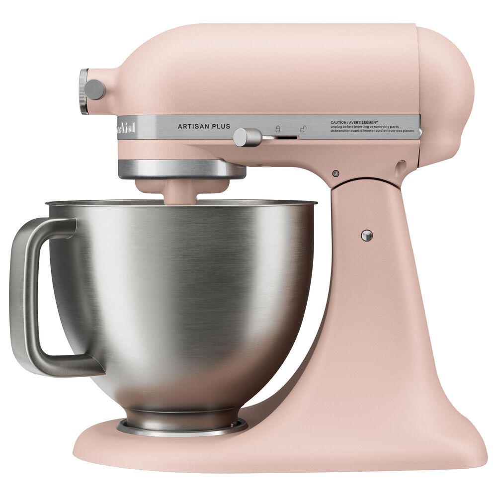 KitchenAid Artisan Plus 5-Quart Stand Mixer in Feather Pink, , large