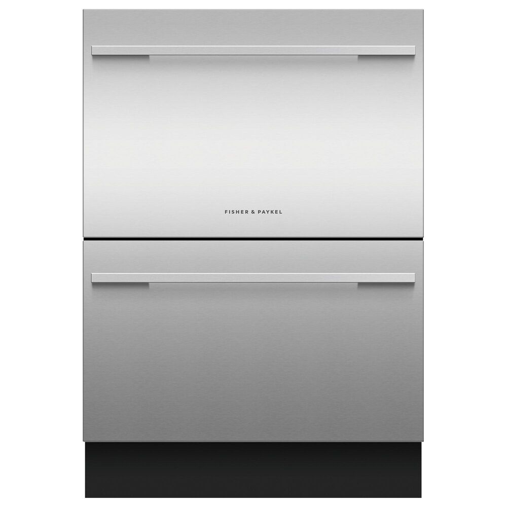 Fisher and Paykel 24" Tall Double Drawer Dishwasher - Panel Sold Separately, , large