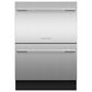 Fisher and Paykel 24" Tall Double Drawer Dishwasher - Panel Sold Separately, , large