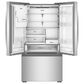 Whirlpool 23.4 Cu. Ft. Counter Depth 3-Door French Door Refrigerator in Fingerprint-Resistant Stainless, , large