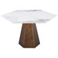 37B Balos Hexagonal Dining Table in Chanelle and Bronze - Table Only, , large